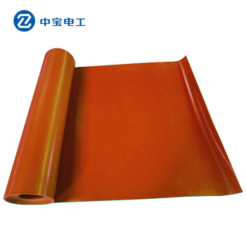 中宝电工 10KV 5mm厚1*5米/卷 红色 绝缘橡胶垫 绝缘地胶  配电室绝缘胶板