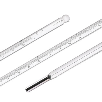 匡建仪表一等标准玻璃温度计WBG系列 75-100℃1支长度54cm 分度值0.05℃ 可过检 高精度 实验室用 75-100℃ 