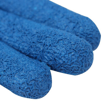 雷克兰 7-1506涤纶面浸橡胶手套*1打12副/打 蓝色 S