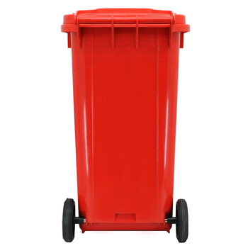 兰诗（LAUTEE）LJT2206 红色240L加厚桶 大号物业环卫垃圾桶