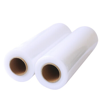 者也（ZYE）pe缠绕膜50cm宽拉伸膜塑料薄膜包装膜工业用保鲜膜大卷打包膜围膜 50CM*350米长1卷