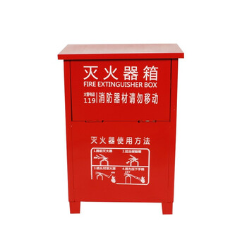 斯铂格 灭火器箱子 3公斤干粉消防箱消火栓箱铁皮箱 厂房店铺商用消防过检新国标年检空箱 3KG*2加厚0.6mm