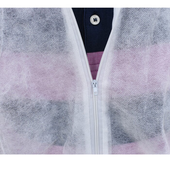 安美尚（ams）一次性连体防护服 养殖场 防尘服定做 白色（PP）（1套）XL#