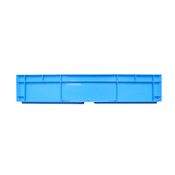 欧曼 周转箱物流箱塑料箱收纳储物箱物流筐加厚EU箱600*400*120MM蓝色 不含盖