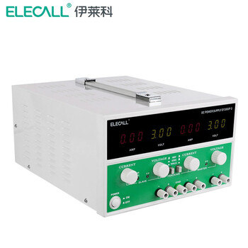伊莱科(ELECALL)笔记本手机维修直流稳压电源稳定高精度数显直流稳压电源30V5A 白色 EY3003F-3 7 