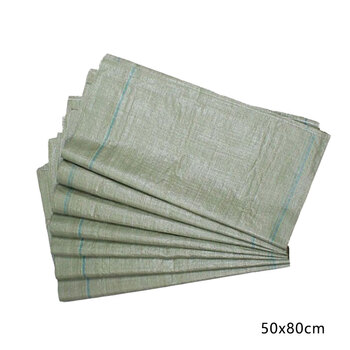 飞尔（FLYER）防汛沙袋 加厚耐磨灰绿色 蛇皮编织袋 载重袋 50×80cm 100个起定【FLJD117】