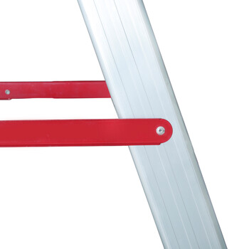 兴航发 铝合金宽邦人字梯3M 含顶9步加宽加厚加固人字梯工程梯 室内外铝梯子