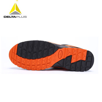 代尔塔 (DELTAPLUS)301338 防砸防刺防静电安全鞋橙黑色41码1双装DKH