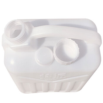 兰诗（LAUTEE）DB8013 塑料桶扁方桶储水桶加厚酒壶酒桶花生油桶15L加厚款 容量30斤/2个装