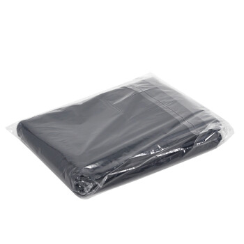 兰诗（LAUTEE）DA4001 加厚加大平口黑色大垃圾袋酒店环卫物业 55*60cm（50个）/包