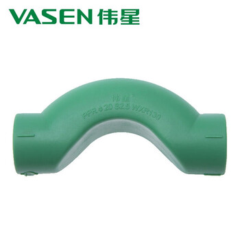 伟星 PPR 管材 管件25 6分配件 PPR水管配件水暖管件 过桥弯25/6分 绿色【1个】