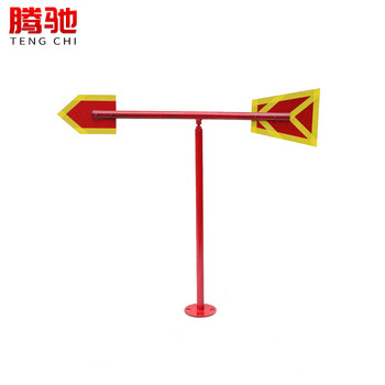 腾驰（CT）反光风向标金属户外不锈钢风向标风向袋屋顶过安检验厂 反光70CM风向标