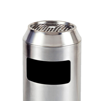 南 GPX-12F 网格头 南方座地烟灰桶 不锈钢落地烟缸垃圾桶酒店宾馆垃圾筒烟灰桶