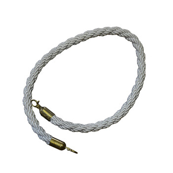 南 LG-S 带锁栏杆绳 S型 钛金头 白色 栏杆座专用挂绳1.5米 带锁栏杆绳