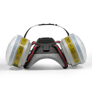 霍尼韦尔（Honeywell）防毒面具 防甲醛防酸/碱性气体5500+75SC防尘面具一套组合