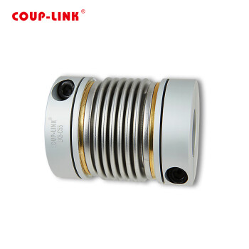 COUP-LINK波纹管轴器 LK6-C32(32X43)  铝合金联轴器 夹紧螺丝固定波纹管联轴器