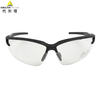 代尔塔 Deltaplus 101135  豪华型安全眼镜 防雾防尘防冲击护目镜1付 透明 定做