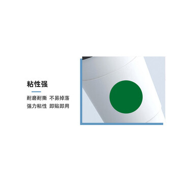 飞尔（FLYER）不干胶分类记号贴 彩色圆点贴 圆点标签颜色贴纸【绿色 16MM 一张88枚】50张起批