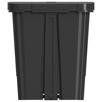 科力邦（Kelibang） 分类垃圾桶 大号脚踏式20L干湿分离垃圾桶带盖双桶环卫户外垃圾桶翻盖 KB1012 棕黑