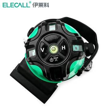 伊莱科(ELECALL)德国欧司朗LD灯头水平仪高精度激光蓝光投线仪 绿色+黄色 3线欧司朗+三脚架配备用电池 7 