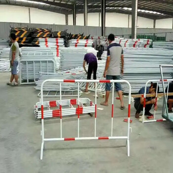 唯曼铁马护栏商场排队围栏交通安全道路围挡施工隔离围挡 1米高*1.5米长（黑黄色2公斤重）