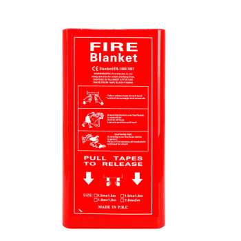 飞尔（FLYER）灭火毯 酒店消防毯 车用灭火毯 玻璃纤维应急毯 消防安全应急逃生毯 1m*1m盒装