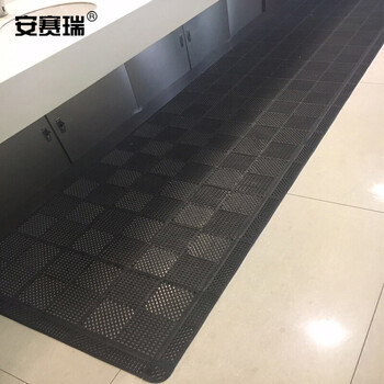 安赛瑞 疏水防滑垫 泳池卫生间拼块地垫 定制 1平方米起订 PVC镂空疏水垫27127