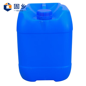 固乡塑料桶 15升水桶 25L方形酒桶 30公斤化工桶5升堆码桶10kg废液桶 【蓝色20L】