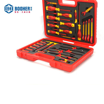 宝合(BOOHER)30件VDE绝缘工具组套 0200407 铬钒钢