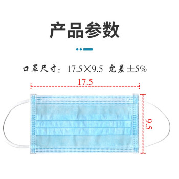 一次性口罩 10只/包 2000只/箱 单位：箱企业定制