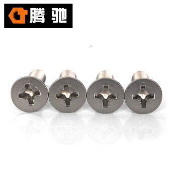 腾驰 CT 304 十字沉头螺钉 GB819 不锈钢十字沉头螺丝 M1.6-0.35*3（300支/盒）