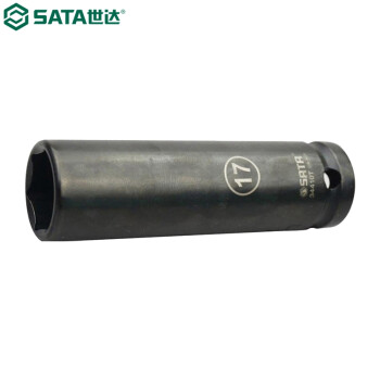 世达（SATA）34410T  1/2"系列六角风动薄壁长套筒17MM