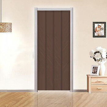 科力邦（Kelibang） 棉门帘 1*2.1米加厚冬季火车站挡风门帘隔断加厚帘子保温隔音门帘 咖色 KB3408 定制款