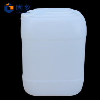 固乡塑料桶 20升水桶 15L方形酒桶 30公斤化工桶5升堆码桶10kg废液桶 【白色25L】