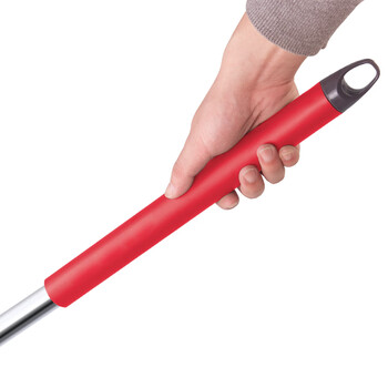 益美得 平板拖把商用大号拖布伸缩杆地板拖墩布干湿两用尘推 铝合金55cm平板拖配3块布