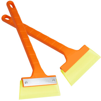 兰诗（LAUTEE）CD-4006 除雪铲 冰霜除雪铲子车用冬季冰铲刮 铁片长柄两颗螺丝单个装