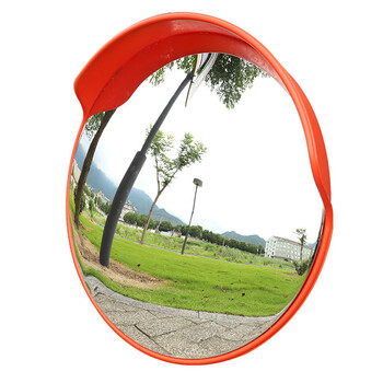 海斯迪克 HK-331  交通安全反光广角镜 凹凸镜 室内外道路转弯广角镜 车库镜软镜面 80CM室外款