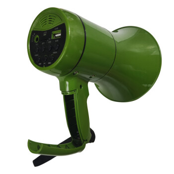 夜霸途 手持大功率喊话器扩音器  可充电可插卡 （绿色款）