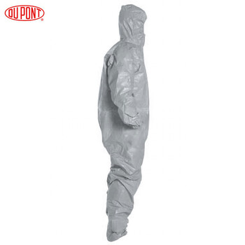 杜邦（DUPONT）Tychem F防酸碱有机化学品防护服实验化工定做不含鞋子口罩面罩L码