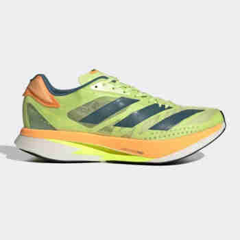 阿迪达斯 （adidas）Adidas ADIZERO ADIOS PRO 2.0 高弹缓震男士碳板跑步鞋休闲运动 橙黄绿 GX3124 标准41/US8