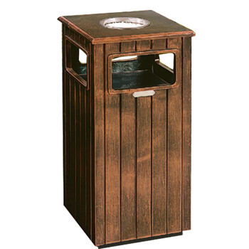 南 GPX-116 南方纤维钢垃圾桶  紫铜色 商场垃圾桶 酒店落地烟灰桶立式果皮桶商场垃圾筒