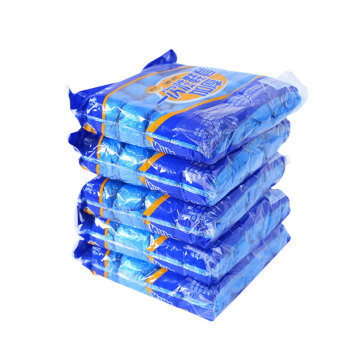 兰诗（LAUTEE）DA6030 一次性鞋套塑料脚套防尘鞋套 薄款1.0g（蓝色）100只/包3包装