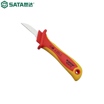 世达（SATA）93472 直刃式VDE绝缘电缆剥线刀