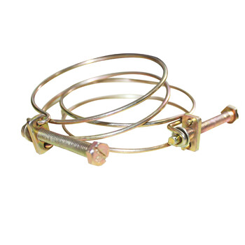 鑫迅博 水带卡箍消防农用水带卡箍管箍卡子DN65/50卡箍水带水管水带配件喉箍扎箍抱箍2寸卡箍(10个)