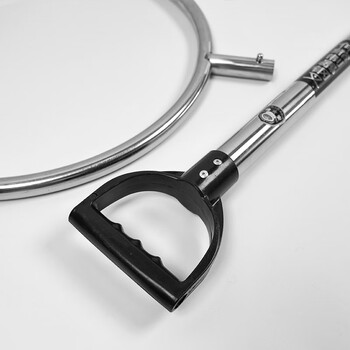 海斯迪克 HK-69 防暴钢叉 保安防暴器材 不锈钢便携钢叉 学校校园工厂保安用品 可伸缩款