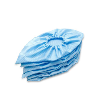 者也（ZYE）无尘鞋套 洁净室防静电鞋套蓝色实验室机房布鞋套 无防滑底