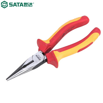 世达（SATA）70132 VDE绝缘耐压尖嘴钳8 70132