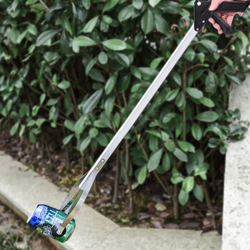 益美得 垃圾夹捡拾器环卫清洁便携垃圾捡拾器商用取物夹垃圾钳子 方杆款ZR32