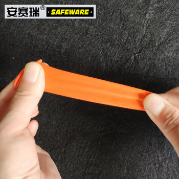 安赛瑞 麻点防滑乳胶手指套（600只装）M 橙色 劳保印刷行业手指套 无粉尘乳胶手指套 劳防用品 12512