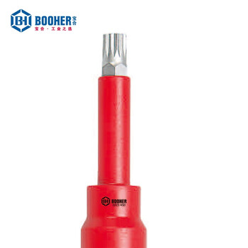 宝合(BOOHER)1/2"系列绝缘12角旋具套筒M12x120mm